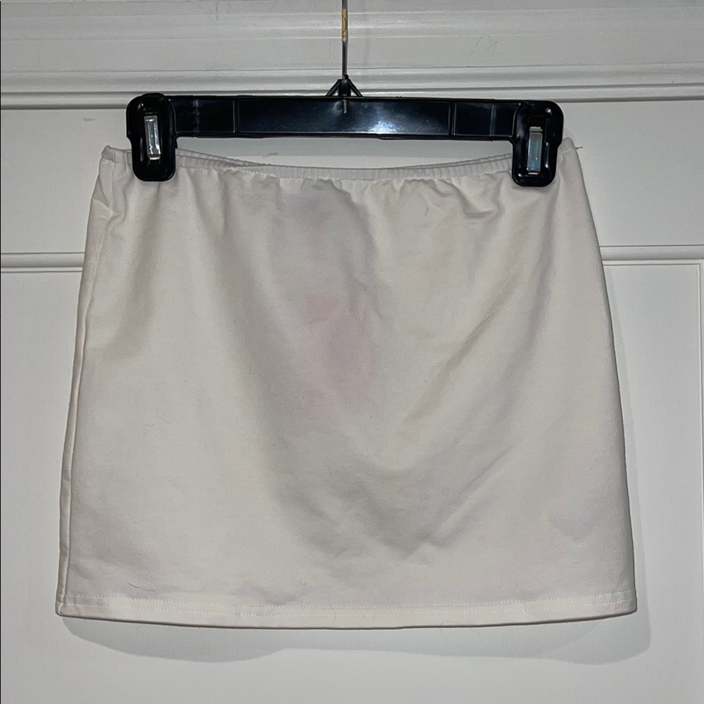 Edikted White Mini Skirt